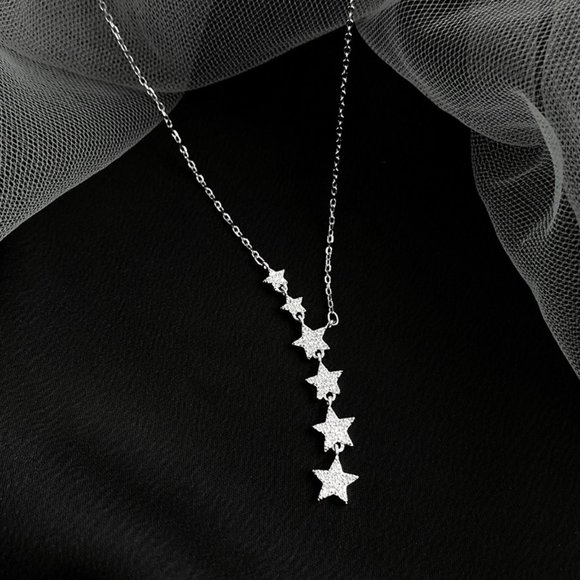 Jewelry - NEW 925 Sterling Silver Star Pendant Necklace